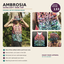 Load image into Gallery viewer, Ambrosia Mens Tank Top Ft. Original Art by Stephen Kruse