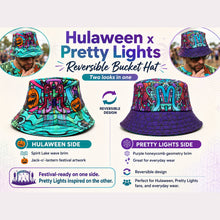 Load image into Gallery viewer, Hulaween X Pretty Lights Reversible Bucket Hat