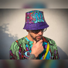 Load image into Gallery viewer, Hulaween X Pretty Lights Reversible Bucket Hat