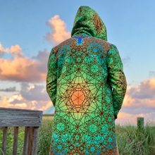 Load image into Gallery viewer, Earth Style Fractal Metatron Cosmic Cloak