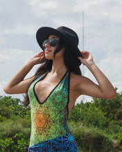 Load image into Gallery viewer, Earth Style Fractal Metatron Bodysuit