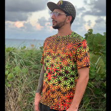Load image into Gallery viewer, Fractal Flowers Fire Bender T-Shirt