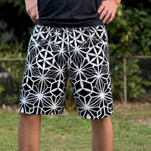Load image into Gallery viewer, Tessellating Fractals Ivory Edition Gym Shorts