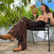 Load image into Gallery viewer, Flower of Life Bell Bottom Leggings