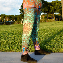 Load image into Gallery viewer, Fractal Metatron Earth Style Joggers
