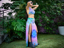 Load image into Gallery viewer, Fractal Metatron Water Style Reversible Maxi Skirt