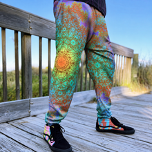 Load image into Gallery viewer, Fractal Metatron Earth Style Joggers