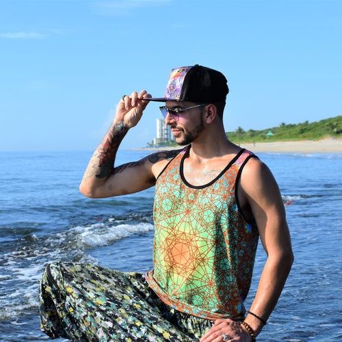 Fractal Metatron Earthstyle Tank Top