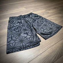 Load image into Gallery viewer, Tessellating Fractals Eclipse Edition Gym Shorts