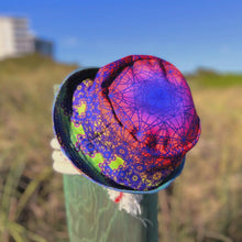 Load image into Gallery viewer, Fractal Metatron Earth Style Reversible Bucket Hat