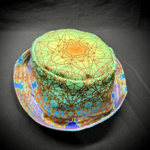 Load image into Gallery viewer, Fractal Metatron Earth Style Reversible Bucket Hat