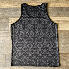 Load image into Gallery viewer, Black Tessellating Fractals Tank Top