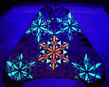 Load image into Gallery viewer, UV Double Flower Of Life Harem Pants - Heady Harem