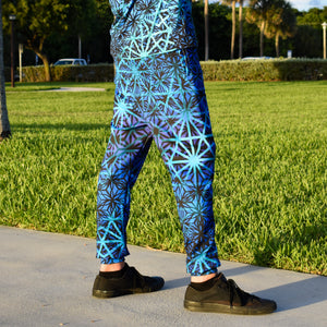 Fractal Flowers Water Style Joggers