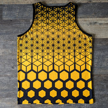 Load image into Gallery viewer, Golden Morphing Fractals Tank Top