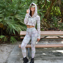 Load image into Gallery viewer, White Double Vision Leggings - Heady Harem