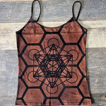 Load image into Gallery viewer, Honeyed Metatron&#39;s Cube Cami - Heady Harem