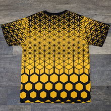 Load image into Gallery viewer, Golden Morphing Fractals T-shirt