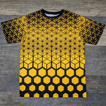 Load image into Gallery viewer, Golden Morphing Fractals T-shirt